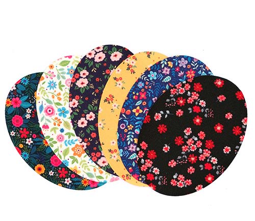 Printed elbow patches/knee patches